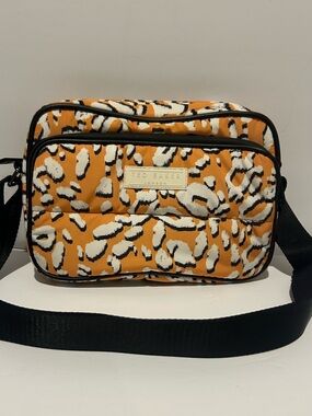 Ted Baker NIQIA Leopard Print Puffer Crossbody Bag
